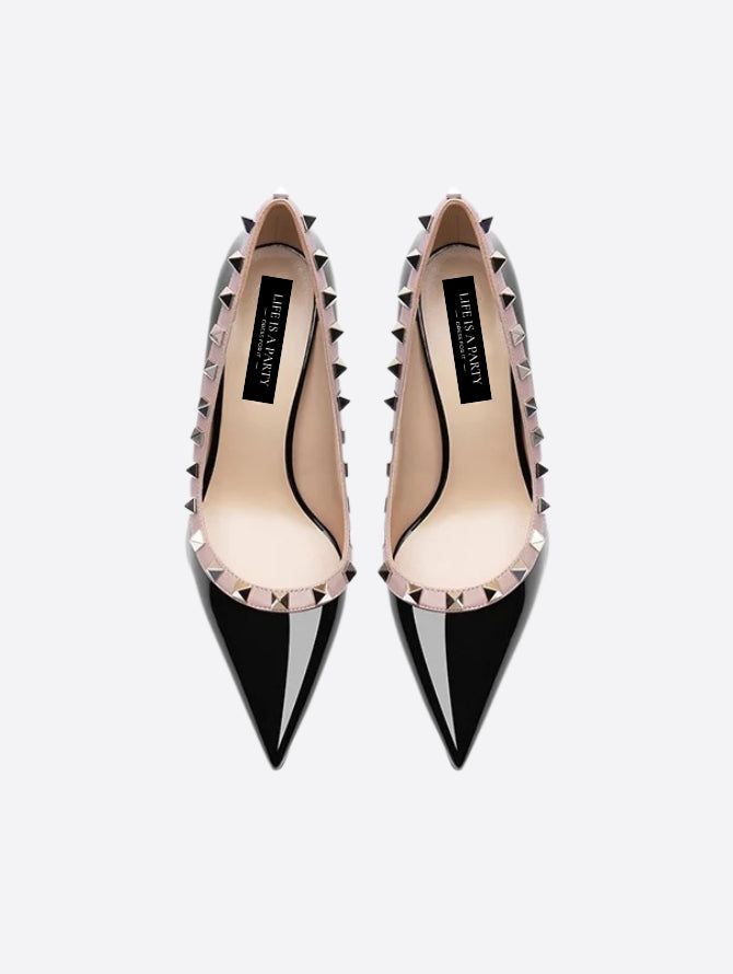 Studded Classic Heel