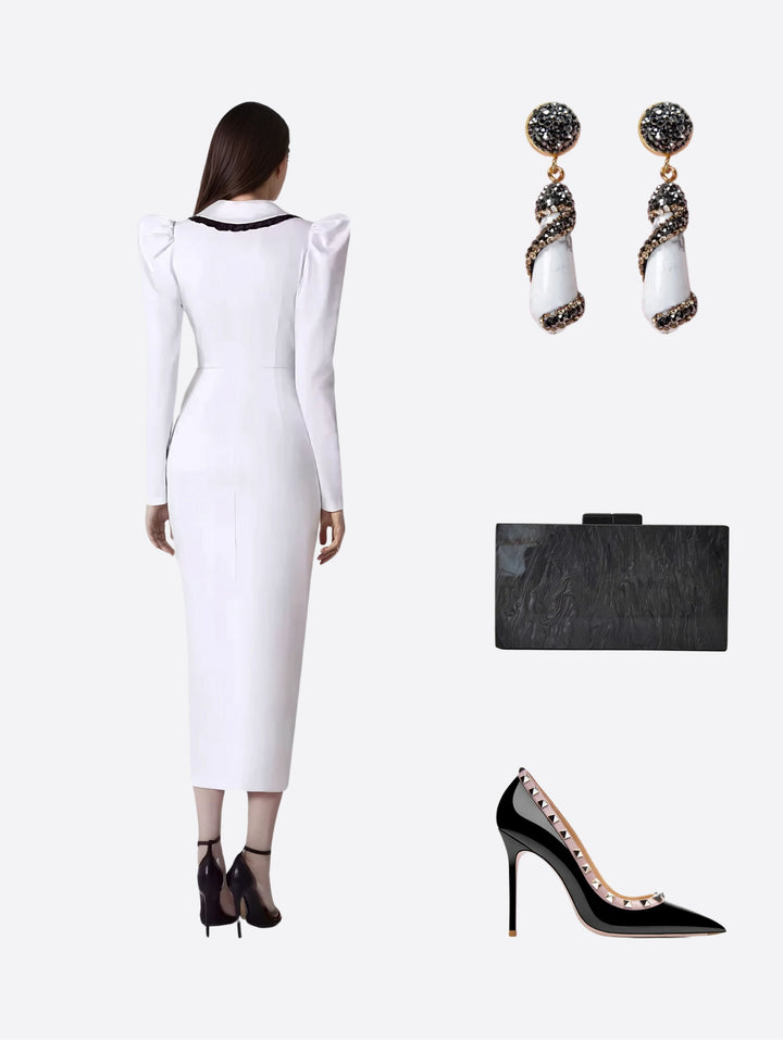 S2 26 Look 02 Midi Dress