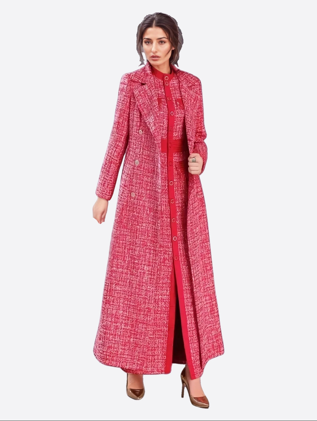 S2 26 Look 10 Maxi Coat Dress