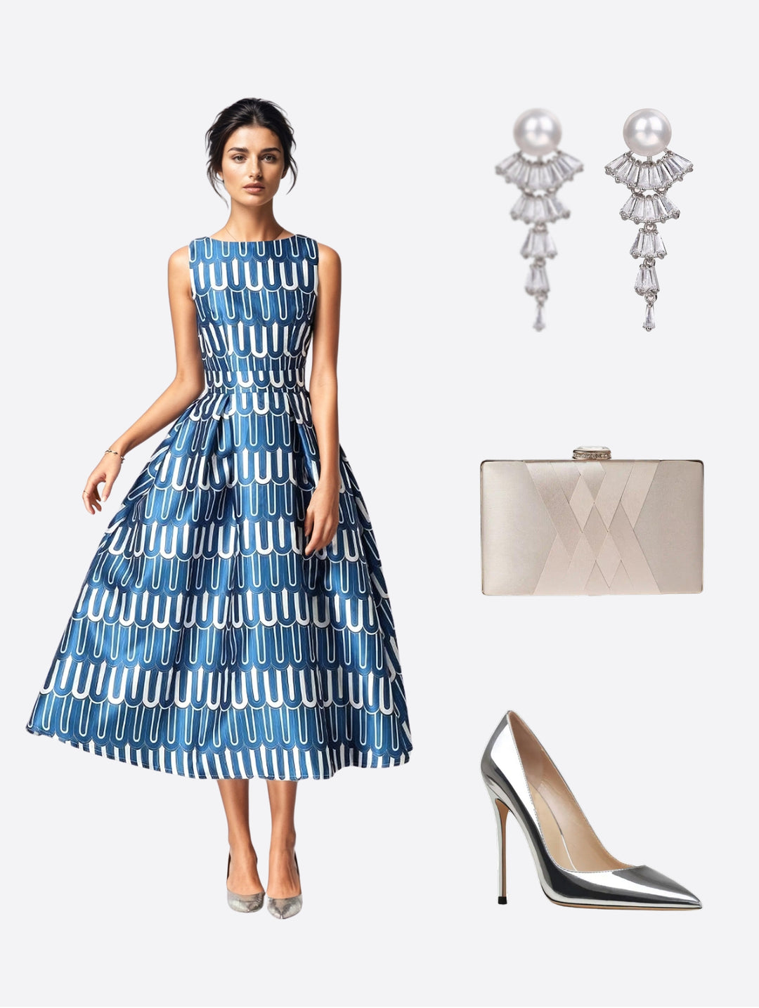 S2 24 Look 12 Midi Dress