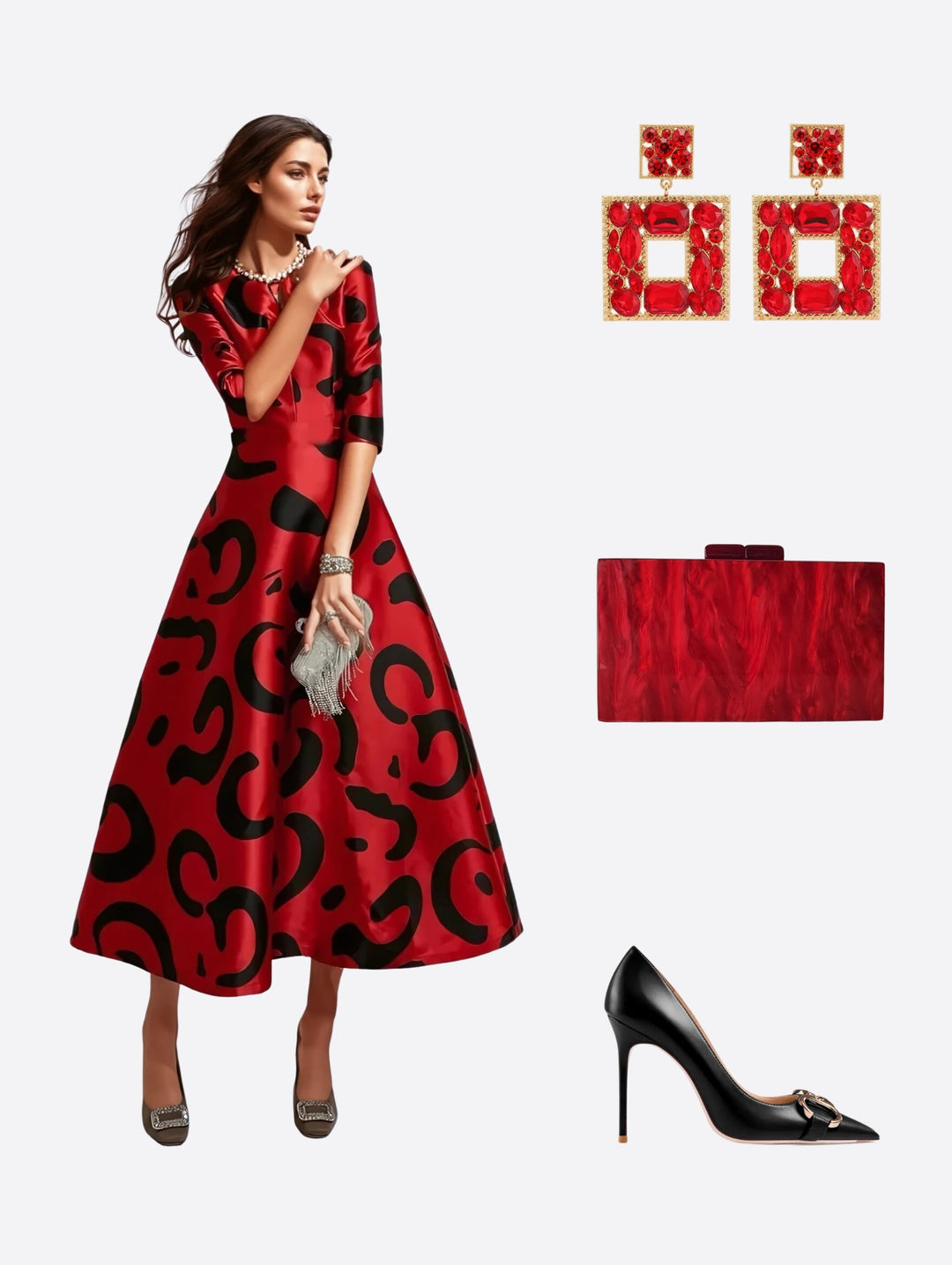 S2 26 Look 14 Midi Dress