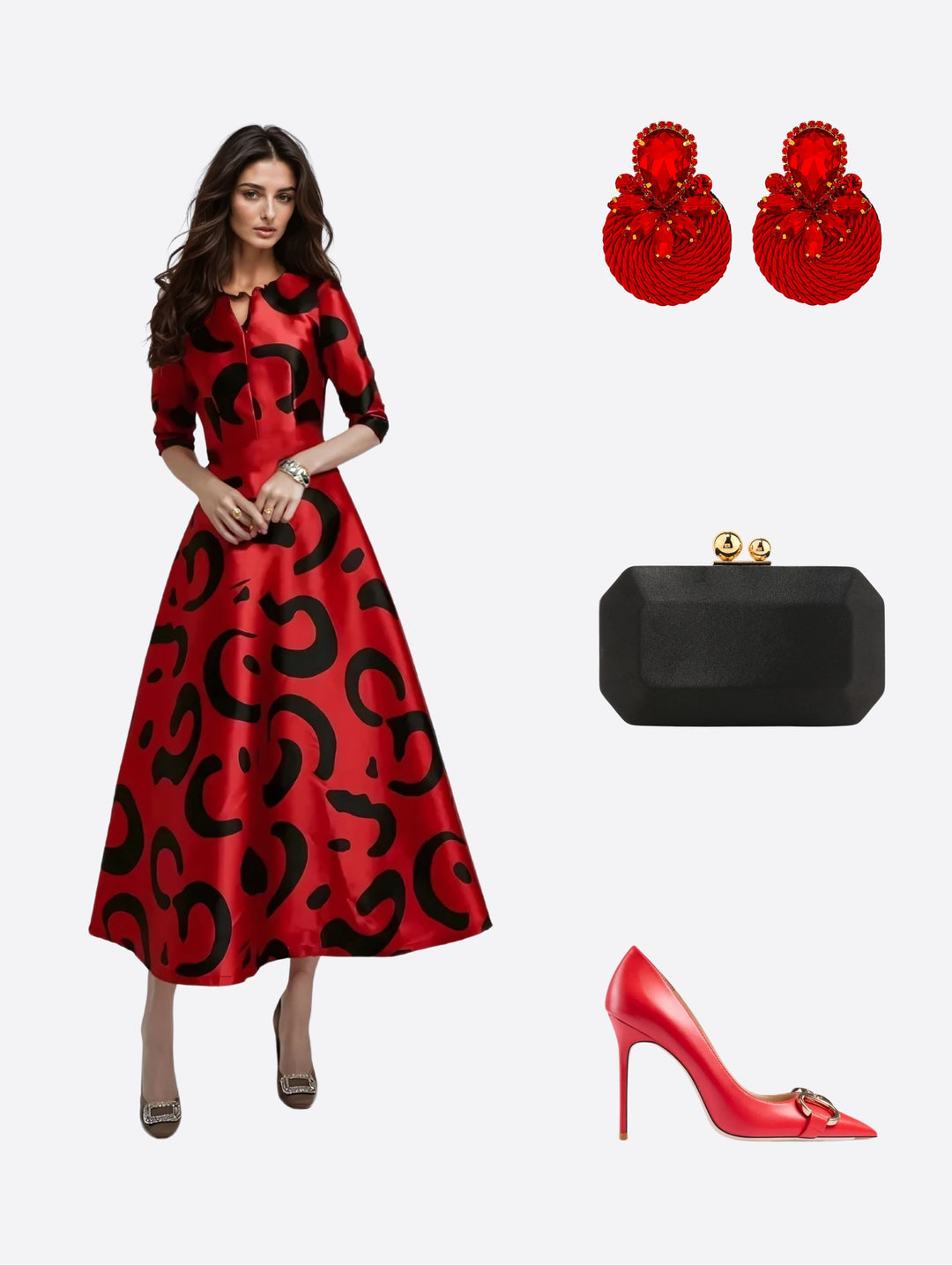 S2 26 Look 14 Midi Dress