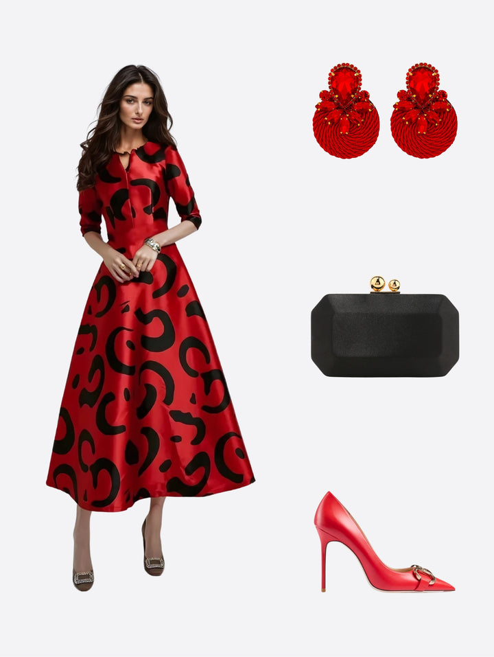 S2 26 Look 14 Midi Dress