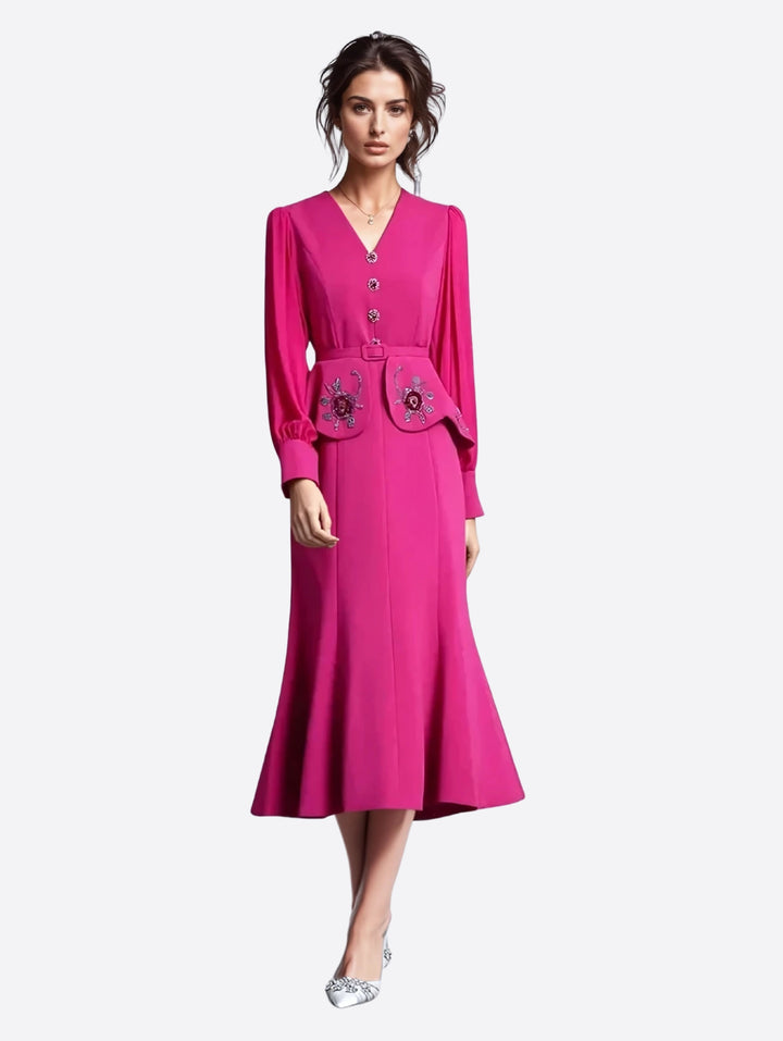 S3 26 Look 14 Calf Dress