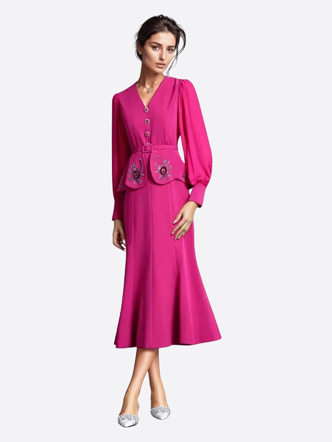 S3 26 Look 14 Calf Dress