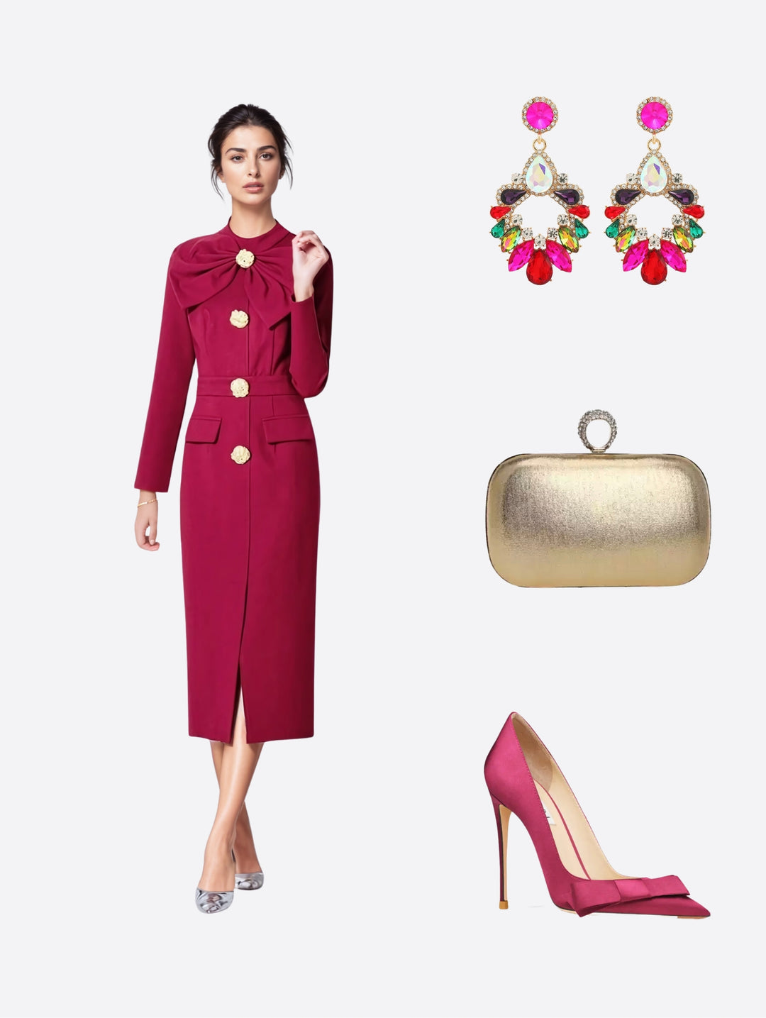 S2 26 Look 15 Calf Dress