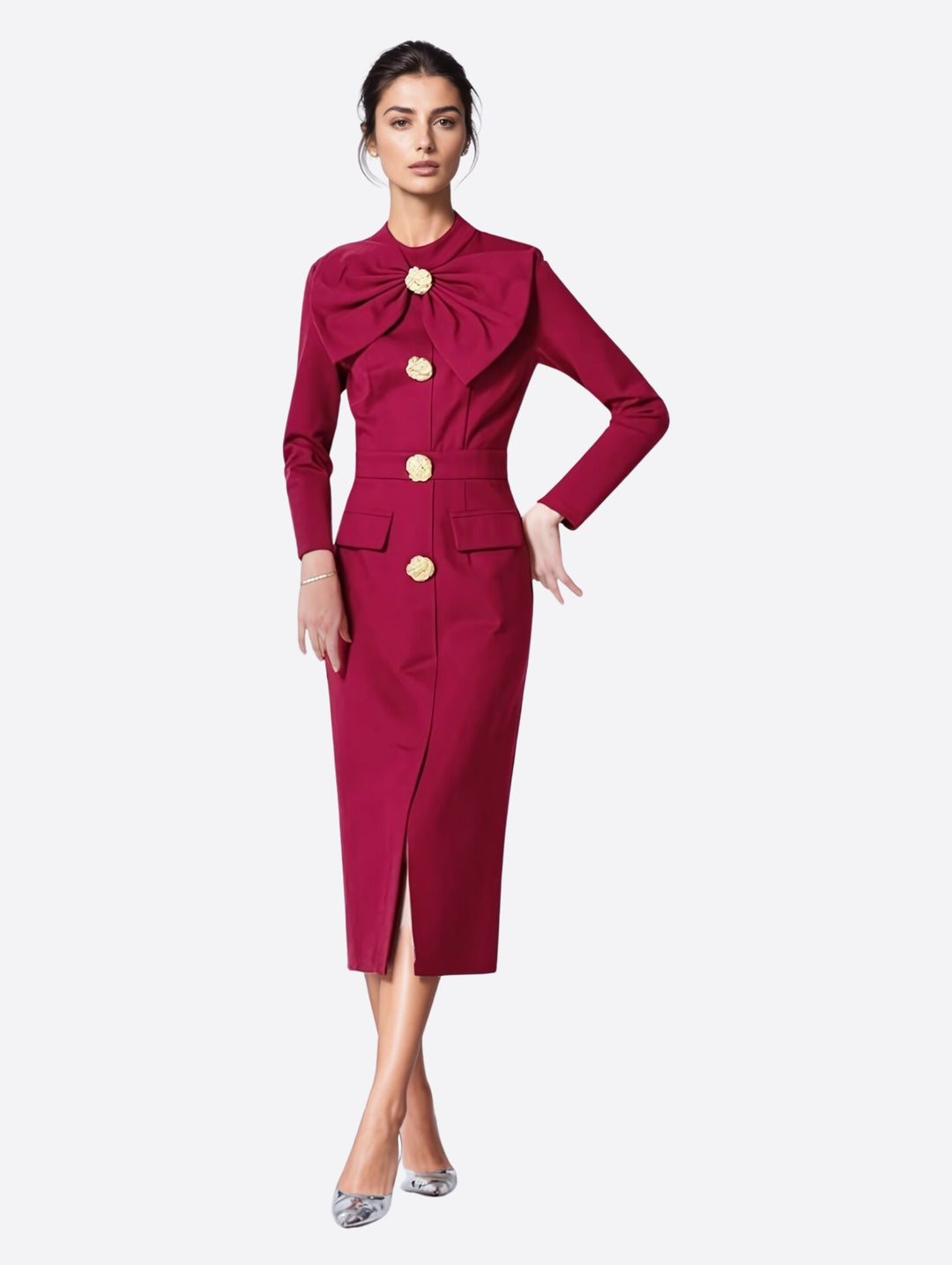 S2 26 Look 15 Calf Dress