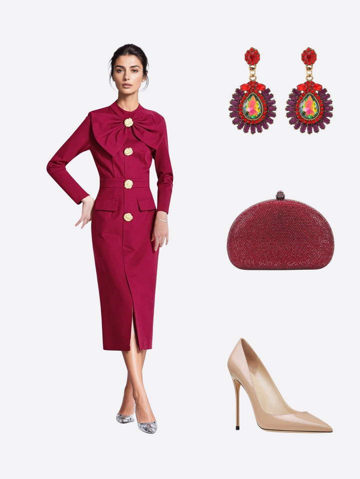 S2 26 Look 15 Calf Dress