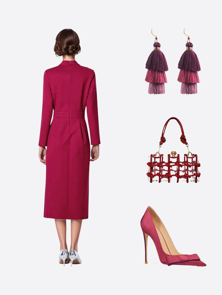 S2 26 Look 15 Calf Dress