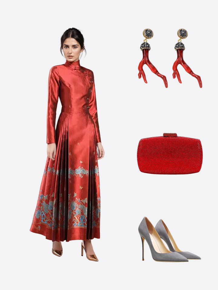 S2 26 Look 18 Maxi Dress