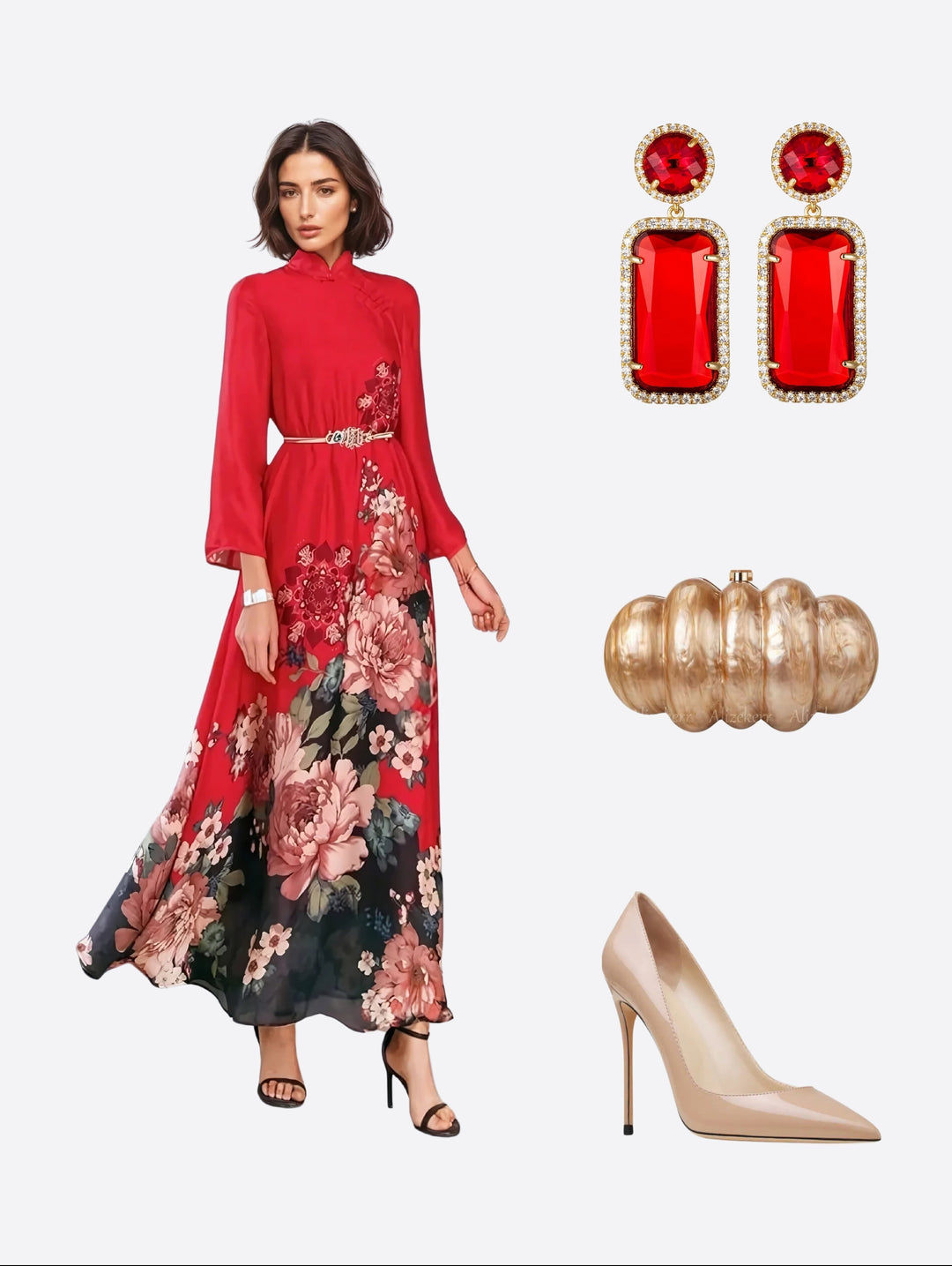 S2 26 Look 19 Maxi Dress