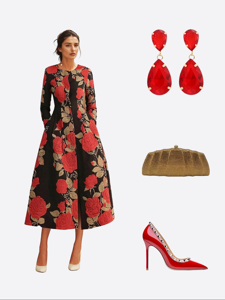 S2 26 Look 20 Midi Coat Dress
