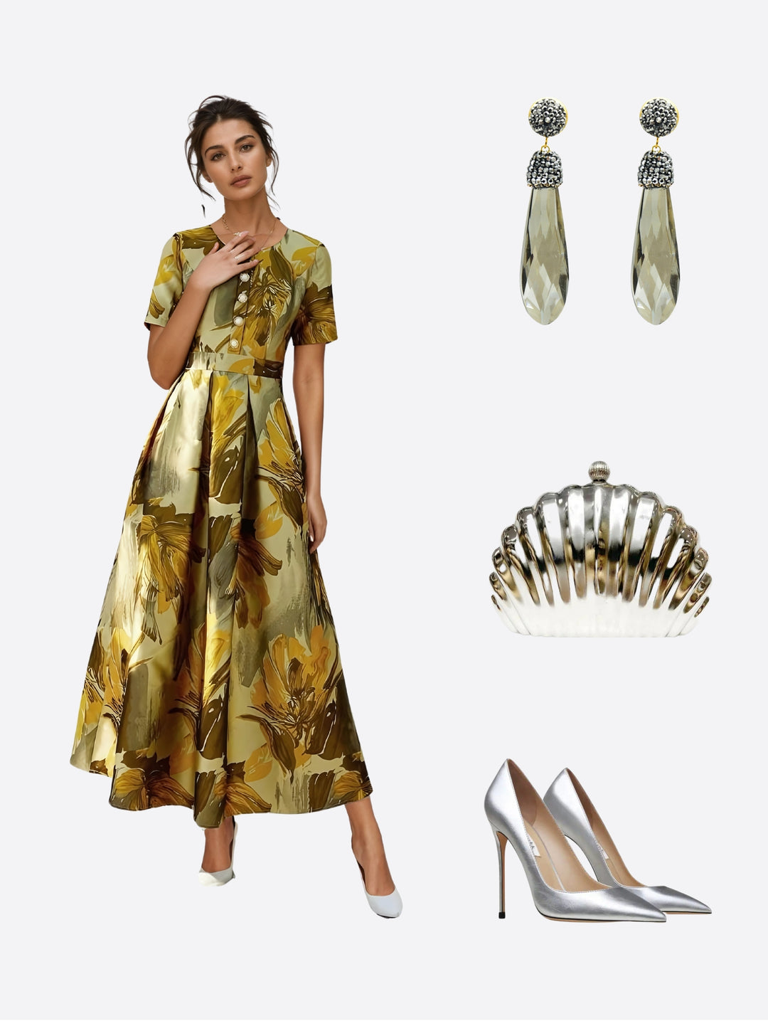 S2 26 Look 31 Midi Dress