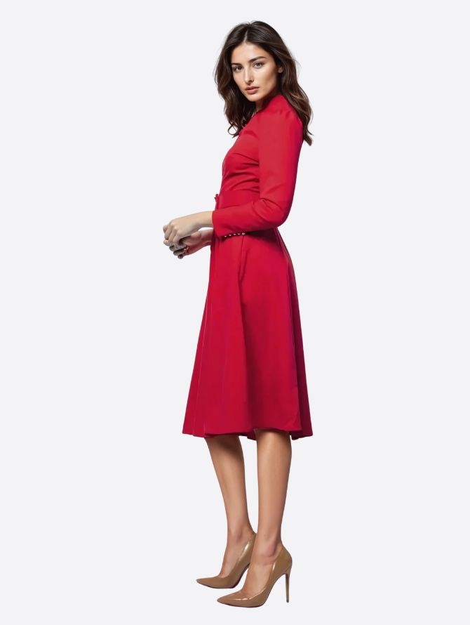 S4 26 Look 42 Calf Dress