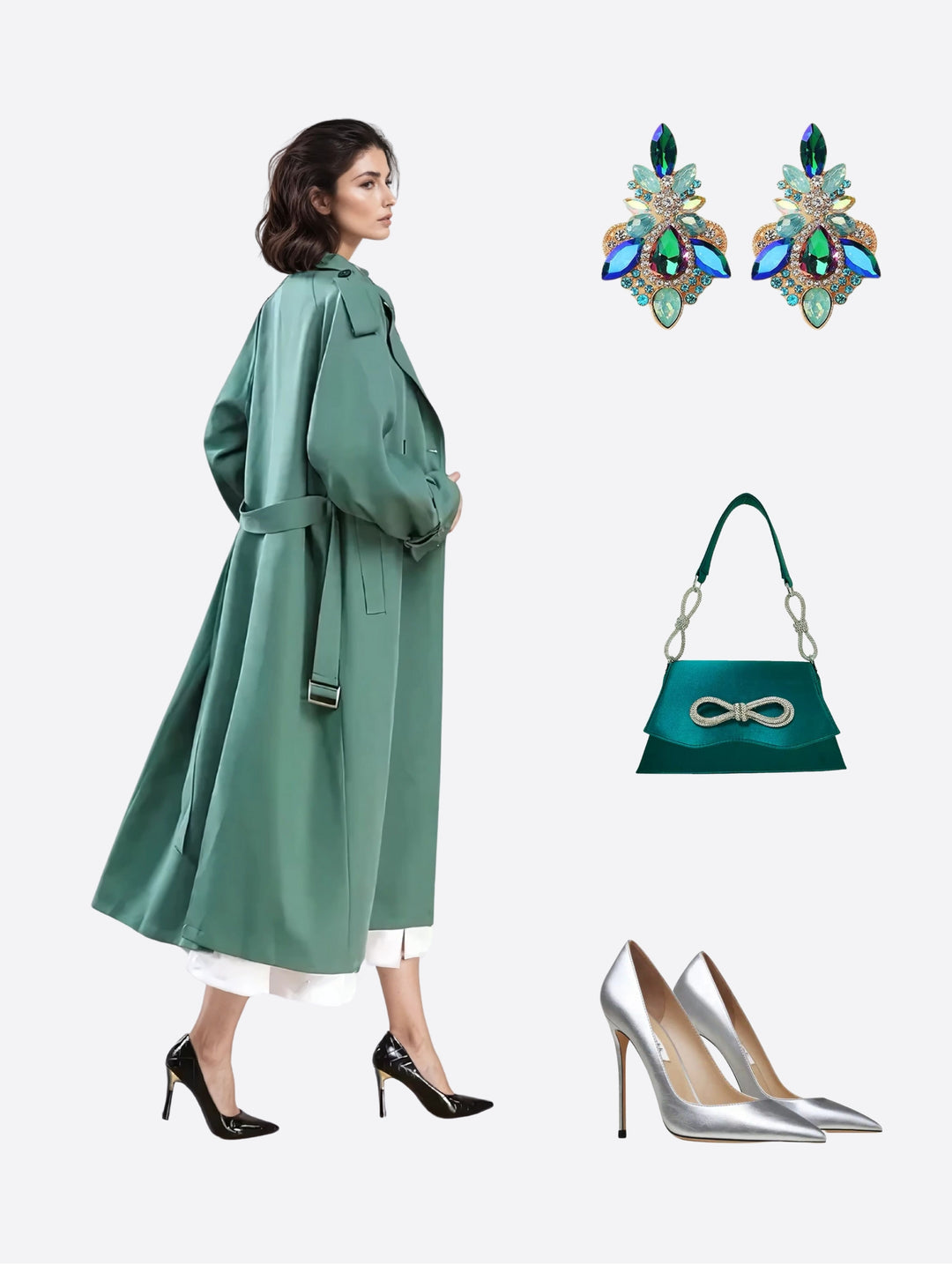 S2 26 Look 43 Midi Coat Dress