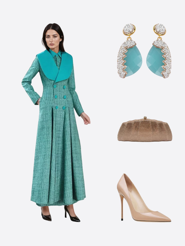 S2 26 Look 45 Maxi Coat Dress