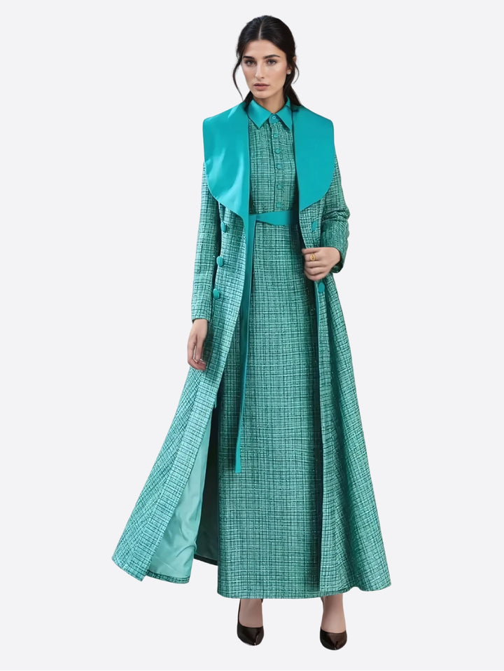 S2 26 Look 45 Maxi Coat Dress