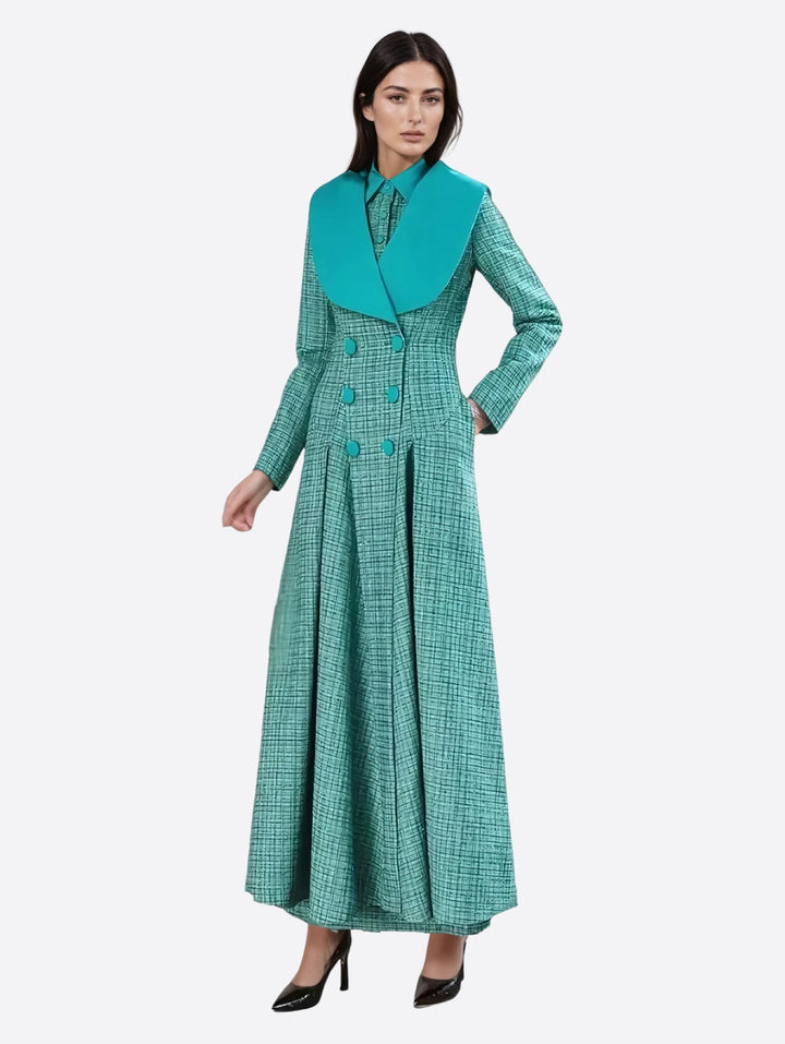 S2 26 Look 45 Maxi Coat Dress