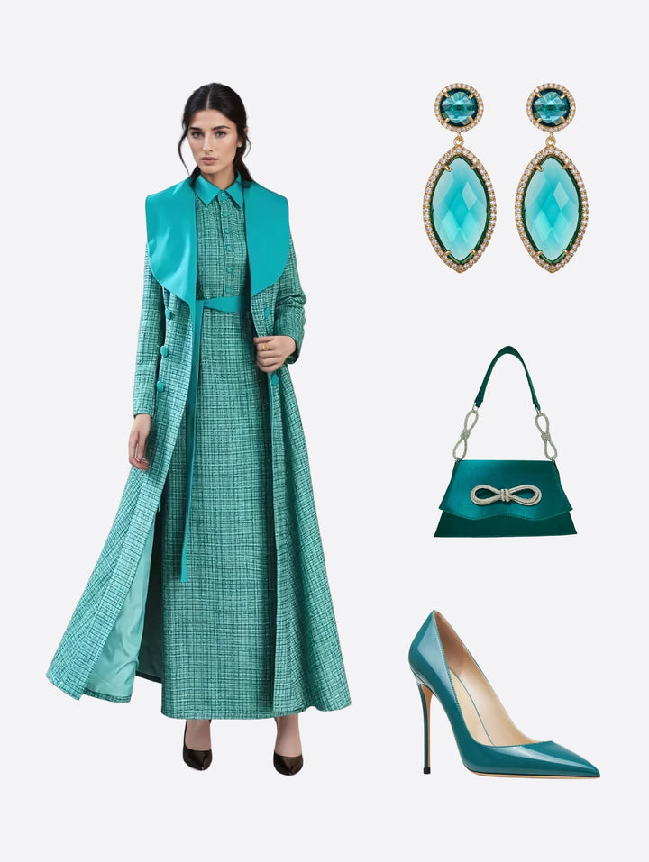 S2 26 Look 45 Maxi Coat Dress