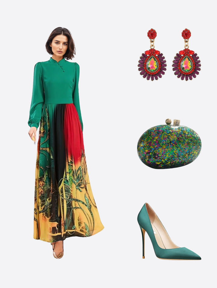 S2 26 Look 50 Maxi Dress