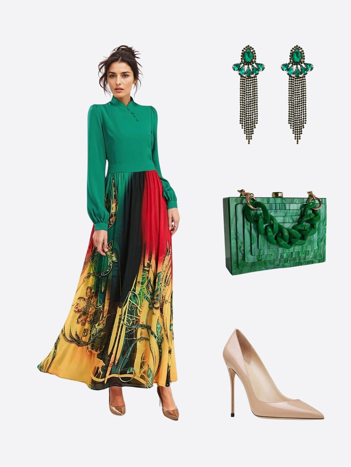 S2 26 Look 50 Maxi Dress
