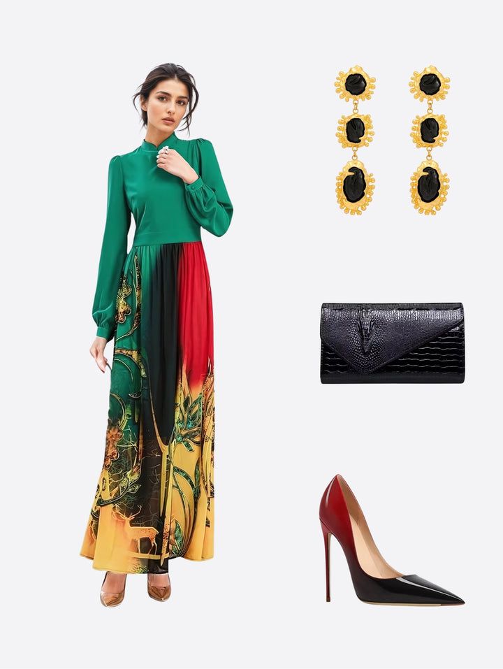 S2 26 Look 50 Maxi Dress