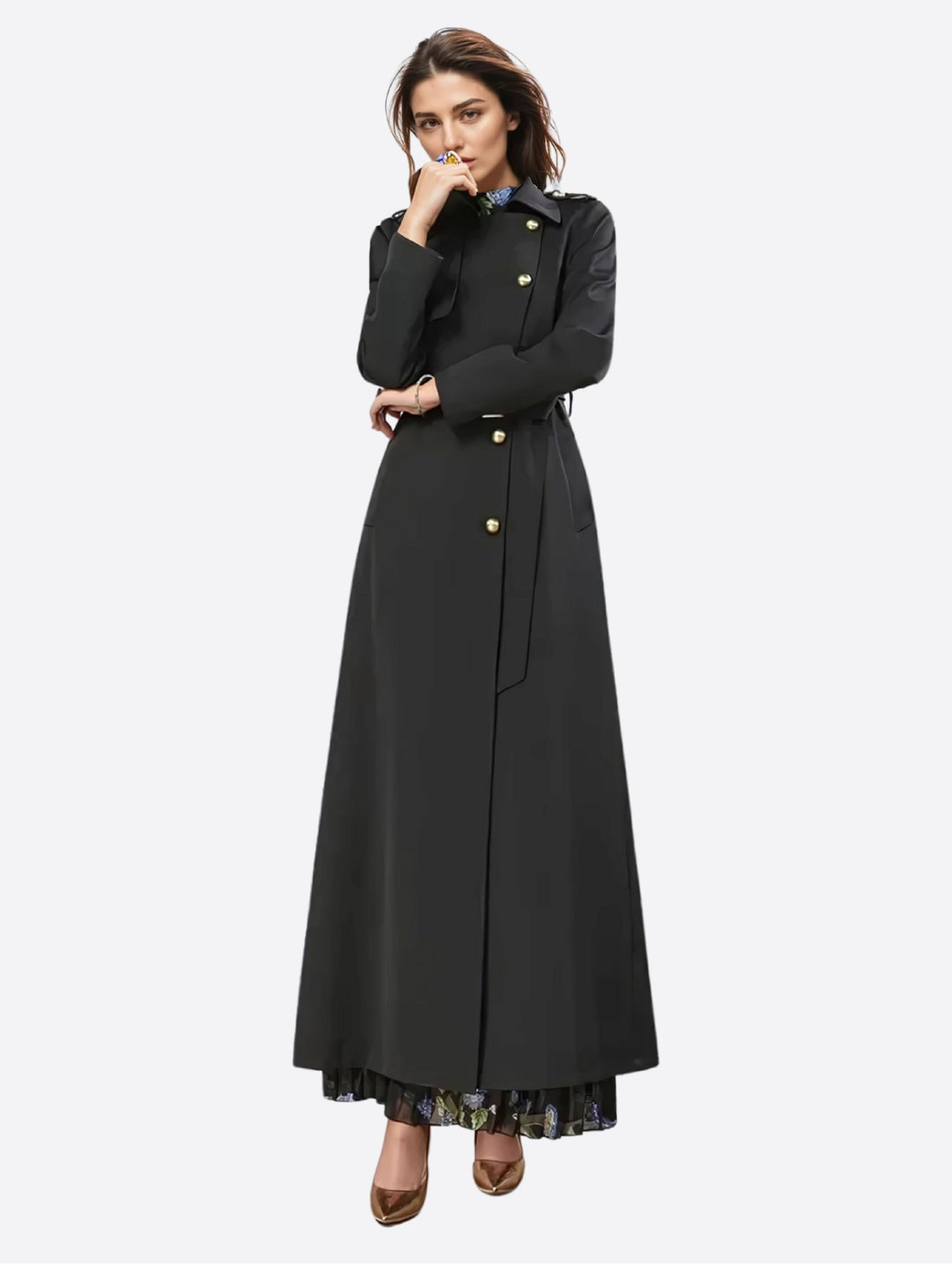 S3 26 Look 88 Coat Maxi Dress