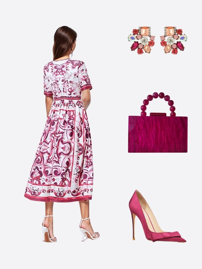 S1 25 Look 14 Calf & Midi Dress