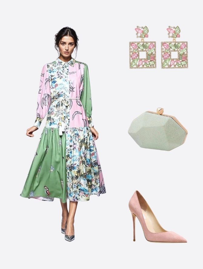 S1 25 Look 23 Calf & Midi Dress